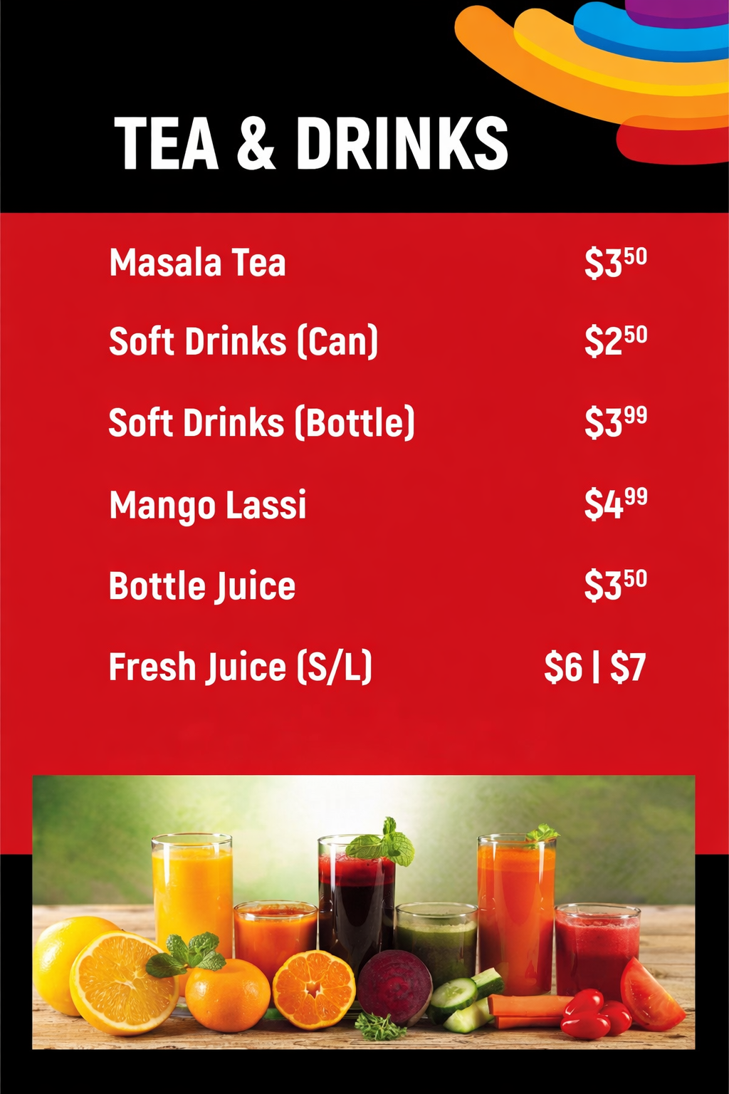 Cafe Indreni Menu Page 3